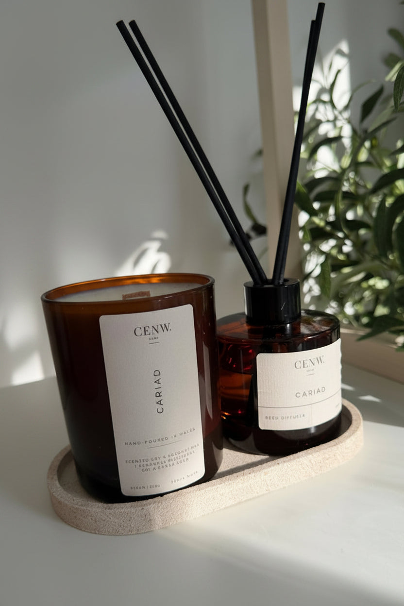 Cariad - Peony & Suede