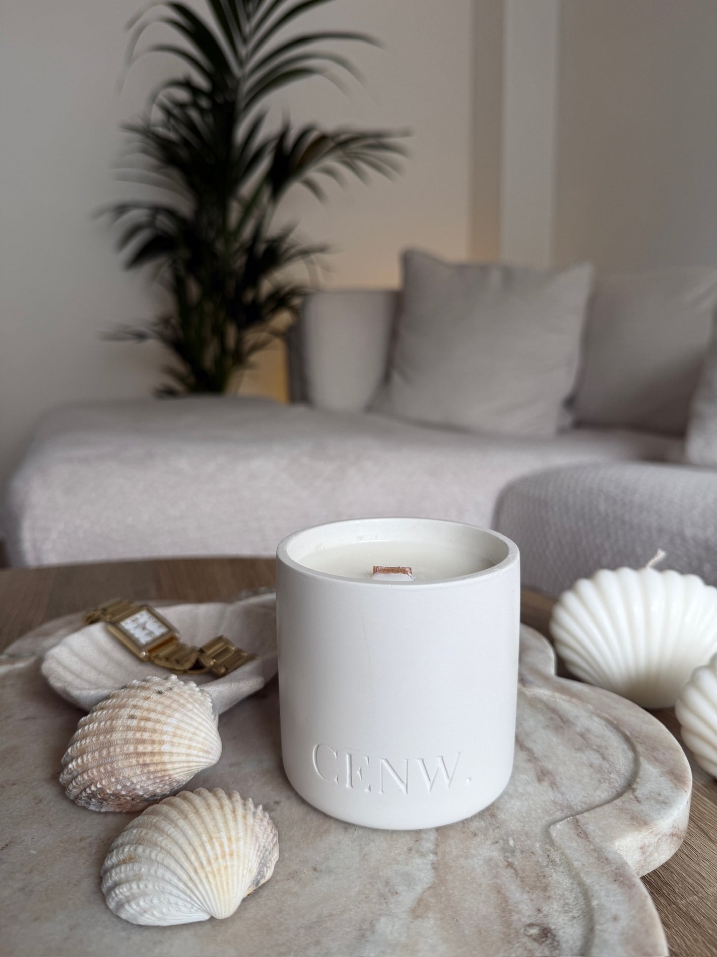 Limited Edition Summer Candle l Jesmonite Jar