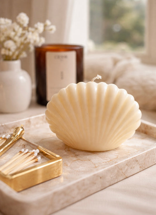 Welsh Sea-Shell Candle