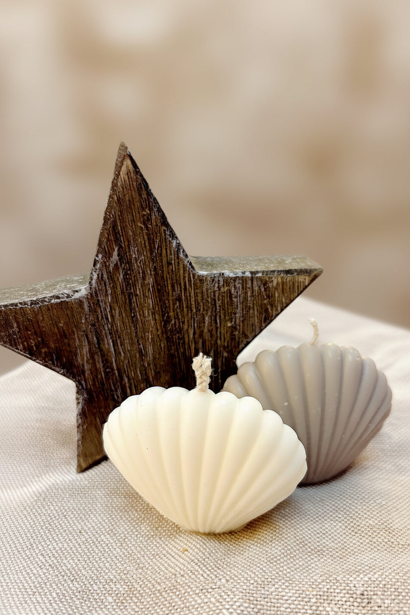 Welsh Sea-Shell Candle