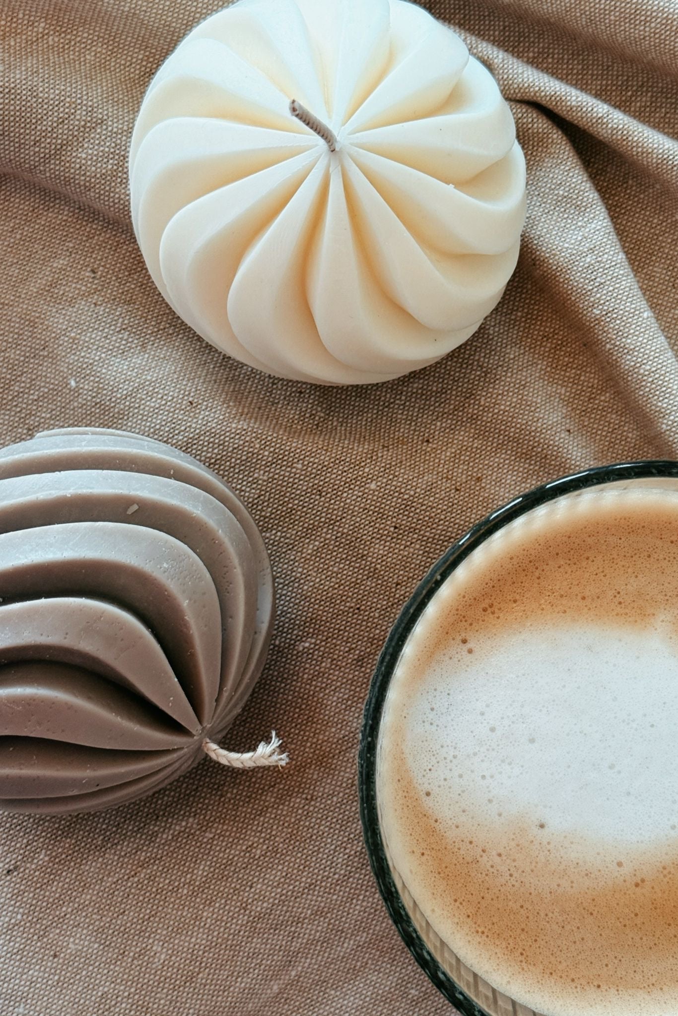 Spiral Sphere Candle